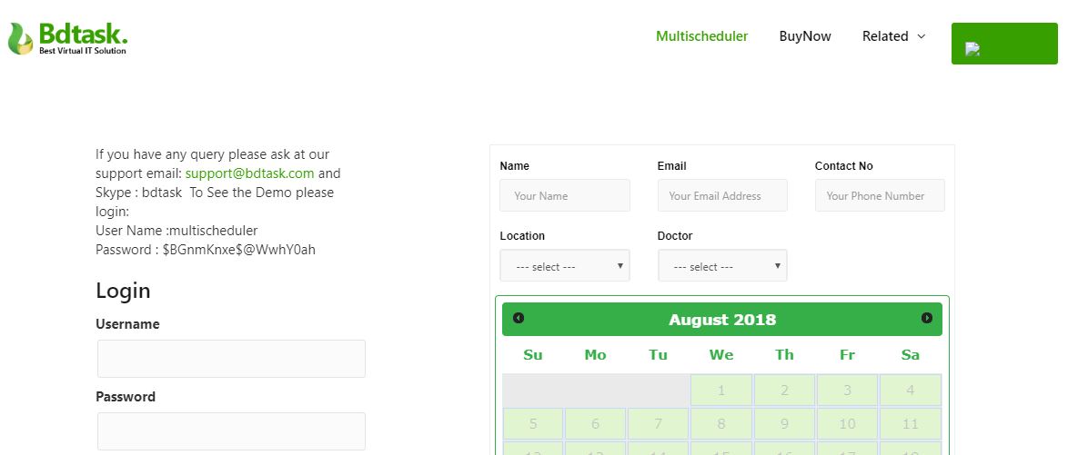 Multi Scheduler WordPress 预订插件