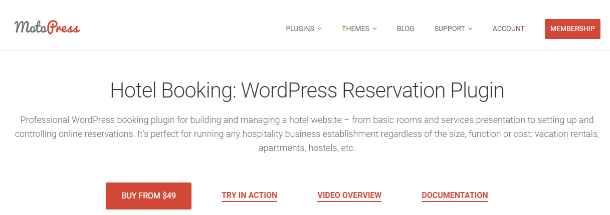 MotoPress WordPress 预约插件