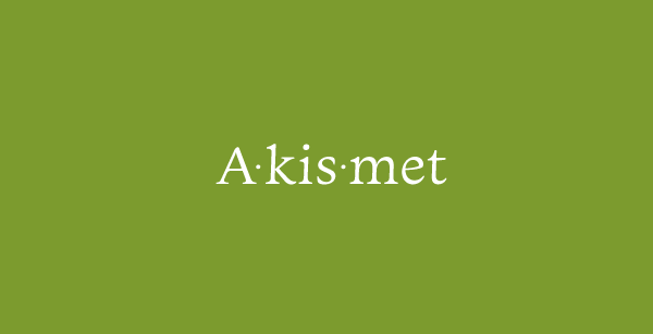 Akismet wordpress 垃圾邮件插件