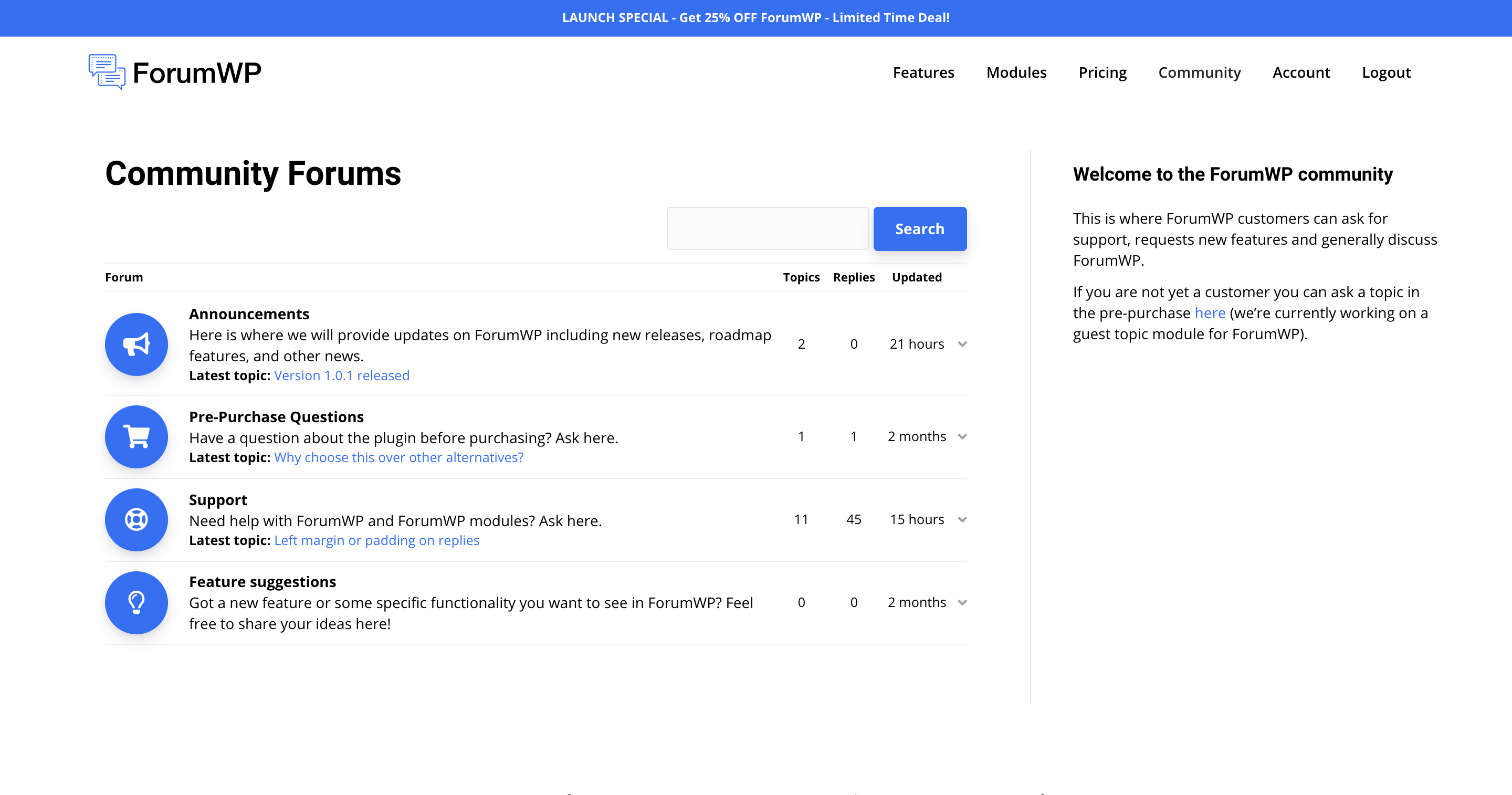 ForumWP WordPress 论坛讨论插件