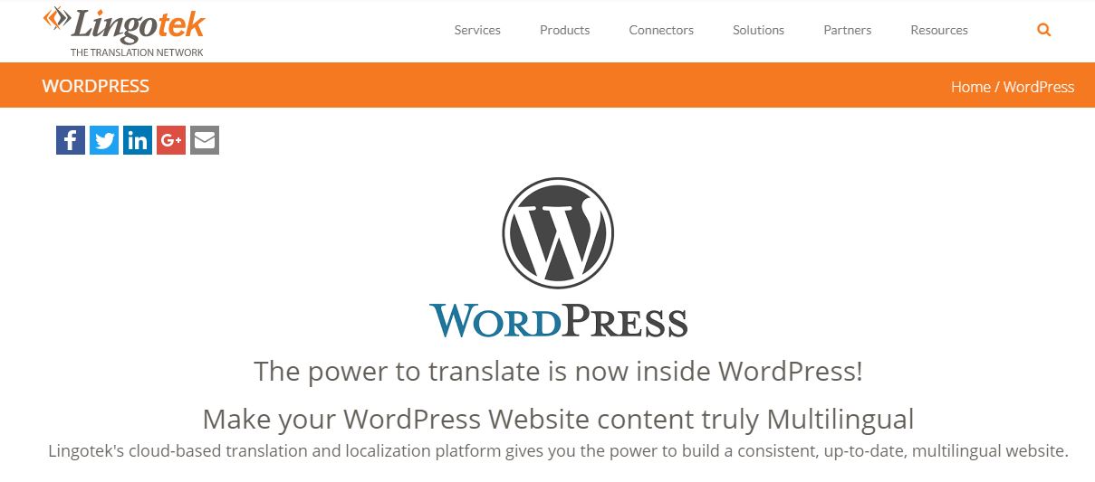 Lingotek Translation Plugin multilingv WordPress