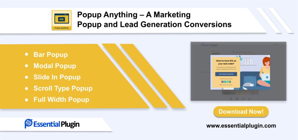 Popup n'importe quoi - Un popup marketing