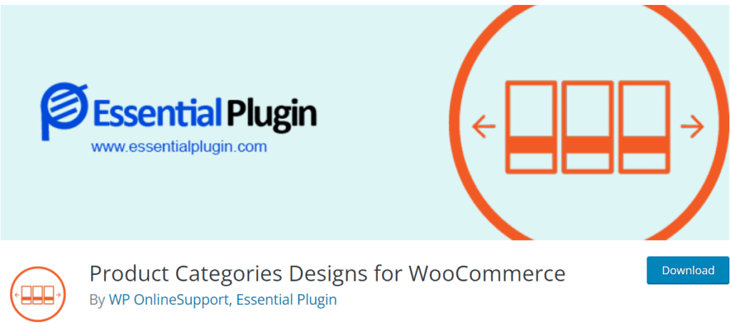 Produktkategorien Design für WooCommerce