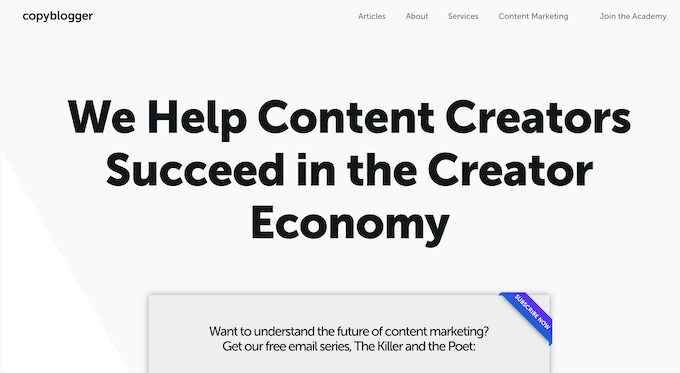 Copyblogger - WPBeginner Copyblogger