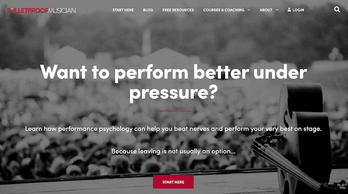 Músico à prova de balas - WPBeginner Bulletproof Musician