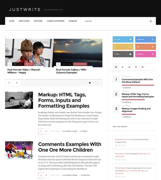 JustWrite-Ücretsiz-haberler-WordPress-Teması