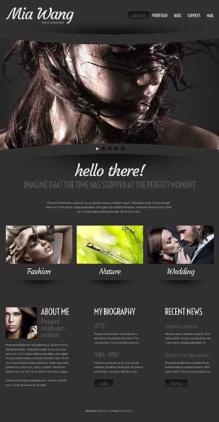 Tema WordPress responsivo Bootstrap Cherry Framework