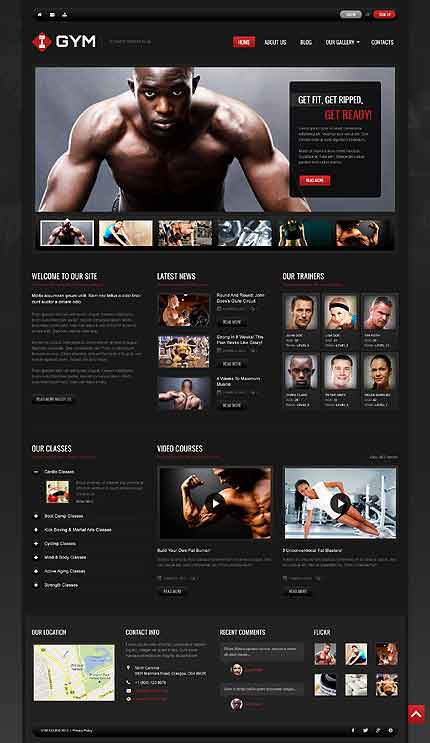 Tema WordPress responsivo Bootstrap Cherry Framework