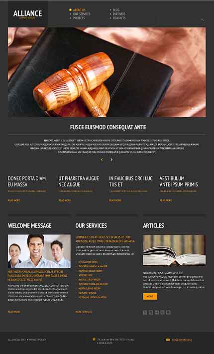 Tema WordPress responsivo Bootstrap Cherry Framework