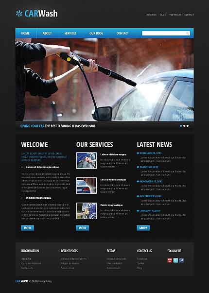 Tema WordPress responsivo Bootstrap Cherry Framework