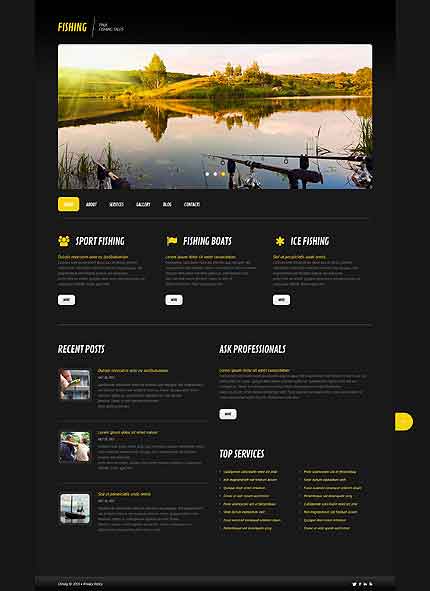 Tema WordPress responsivo Bootstrap Cherry Framework
