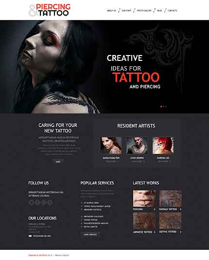 Tema WordPress responsivo Bootstrap Cherry Framework