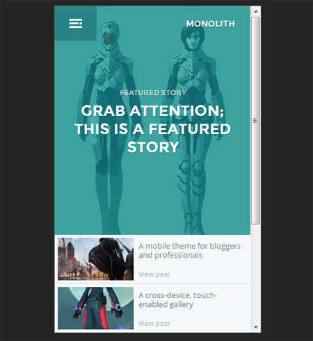 Monolith-WP-tema para blogueiros e profissionais