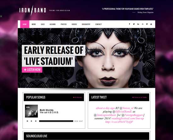 Responsive-Music-DJ-Wordpress-Tema