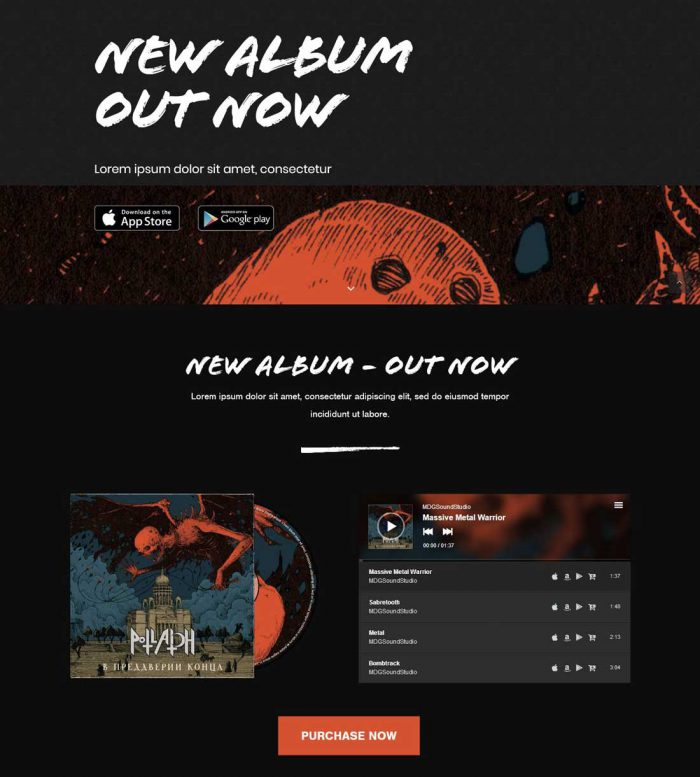tema de wordpress de la industria de la música a todo volumen