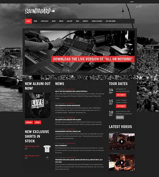 Soundboard-Premium-Music-WordPress-Tema