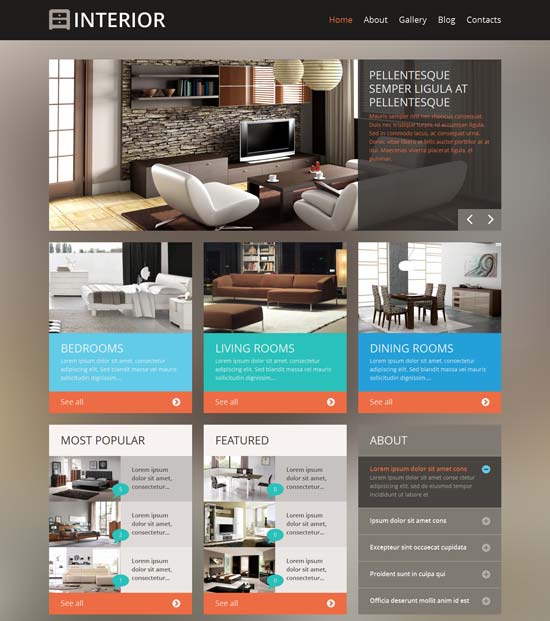 ออกแบบตกแต่งภายในสำหรับมืออาชีพ-WordPress-Theme
