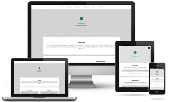 基於 bootstrap 的 Appco 極簡響應式 Drupal 主題