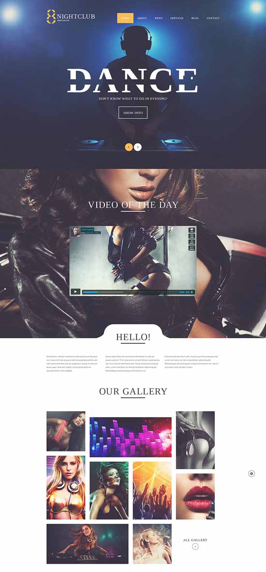 NightLife-WordPress-Tema