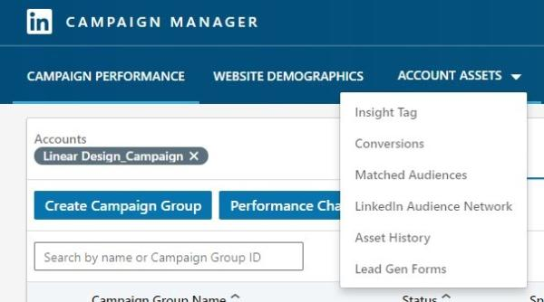 Responsabile della campagna di retargeting di LinkedIn