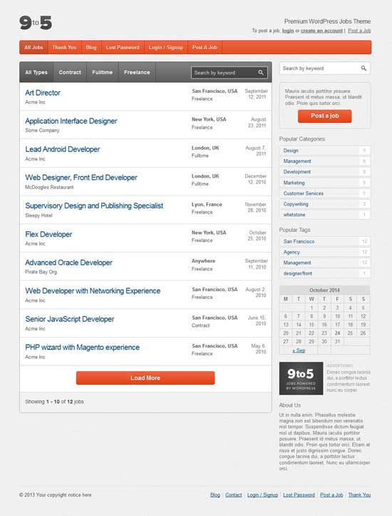 Premium-WordPress-Jobs-Tema