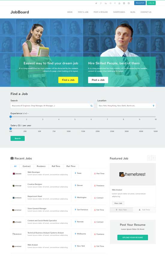 JobBoard-Responsive-Job-Market-Tema