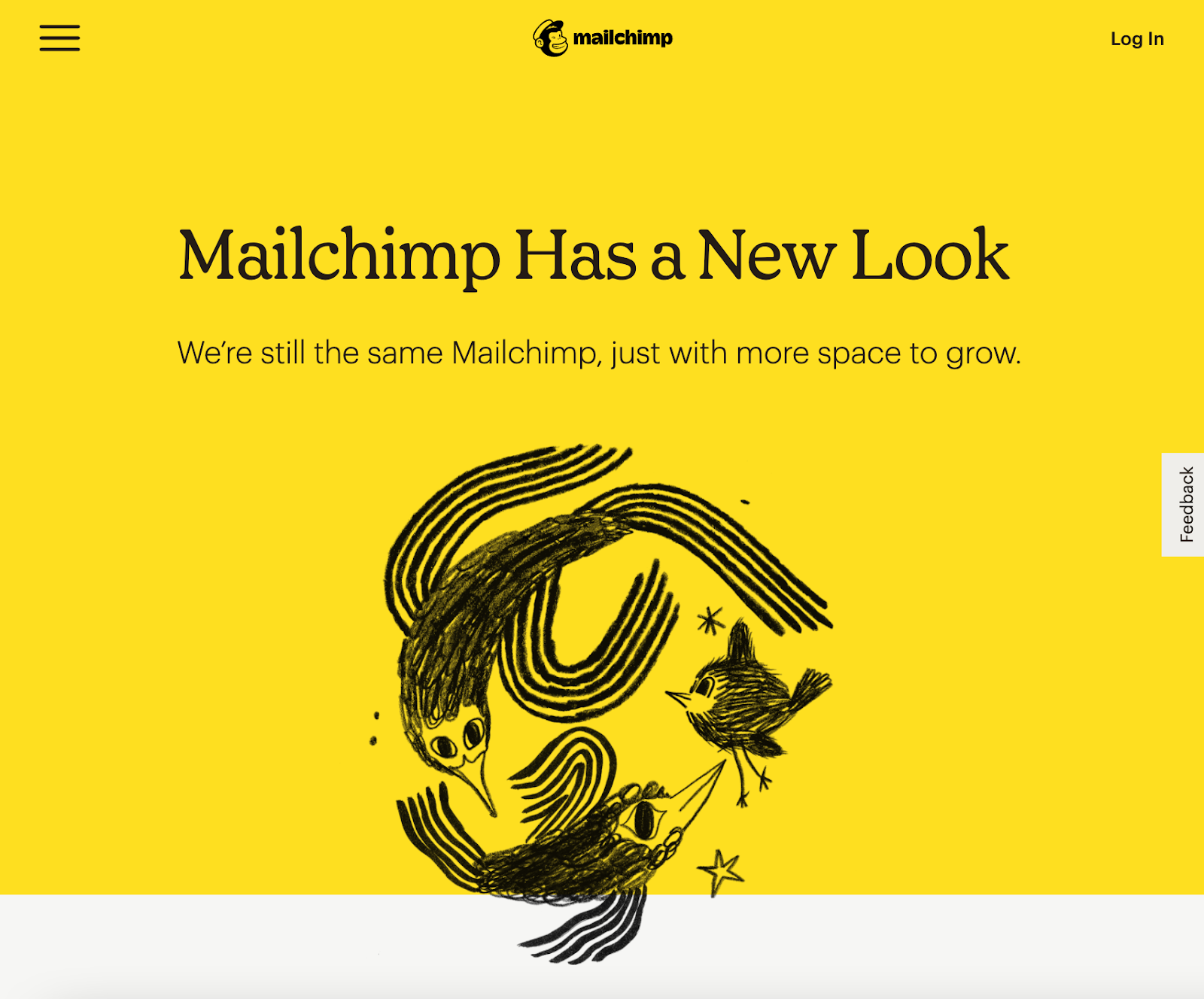 제품 마케팅 예: mailchimp