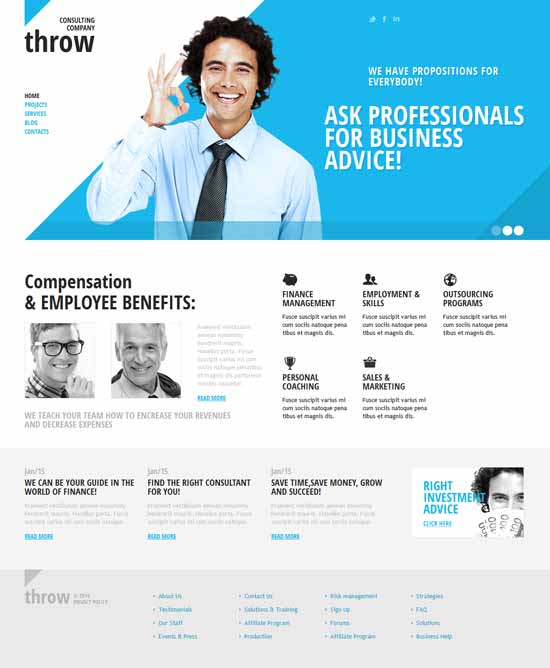 Blue-Consulting-Joomla-模板