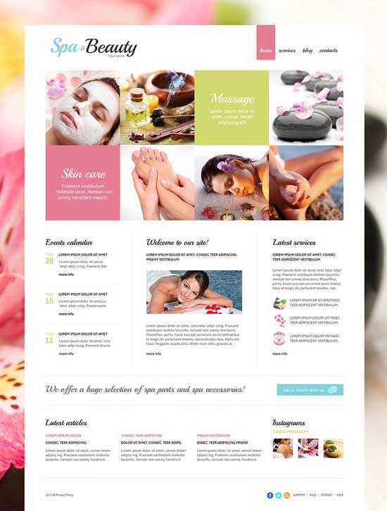 Спа-Салон Красоты-Отзывчивый-Joomla-Шаблон