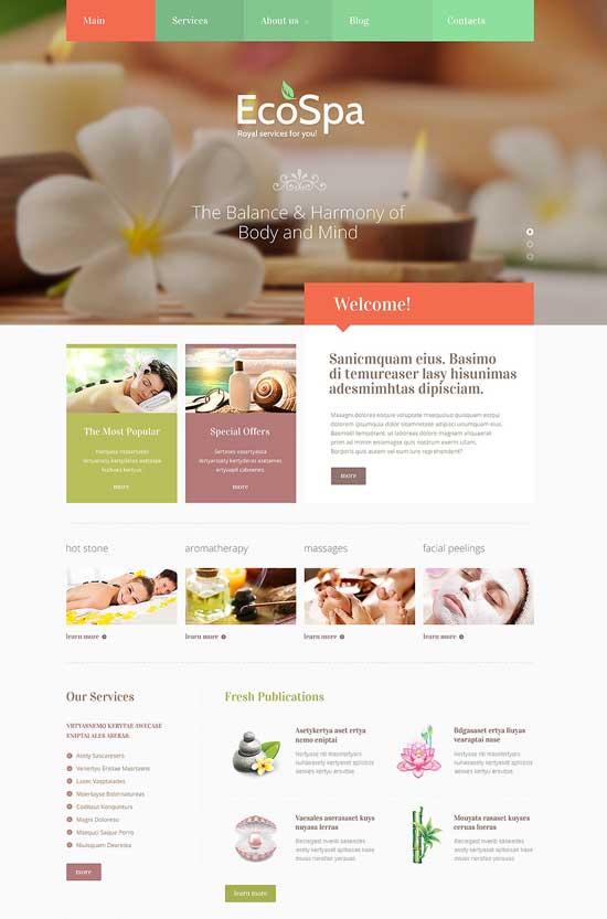 Eco-Spa-Аксессуары-Отзывчивый-Joomla-Шаблон