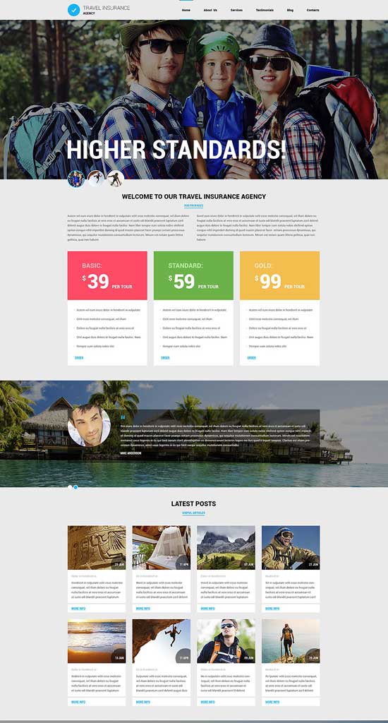 Agência de Viagens-Joomla-Modelo-53362