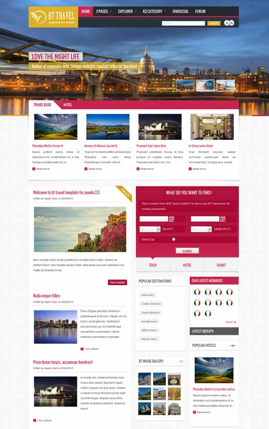 BT-Viagem-Tour-Viagem-Joomla-Modelo