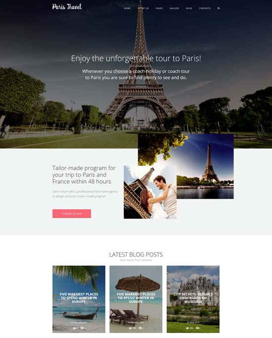 modelo de viagem joomla 57576