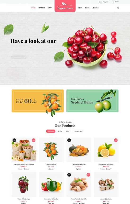 ordo organic beauty wordpress tema