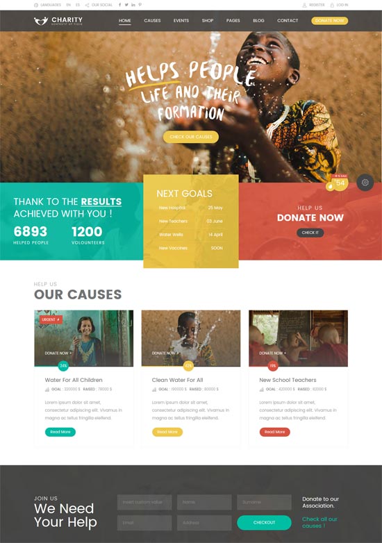 tema wp hub amal