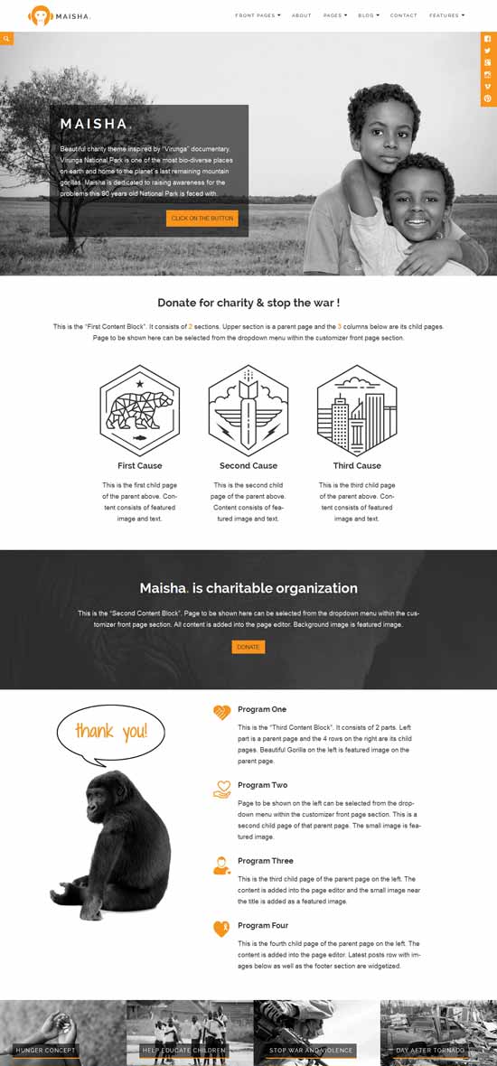 Maisha-CharityNon-Profit-WordPress-Tema