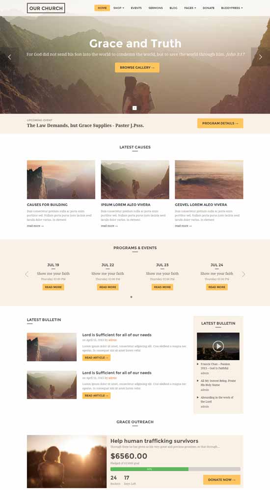 Chiesa-Responsive-Wordpress-Tema