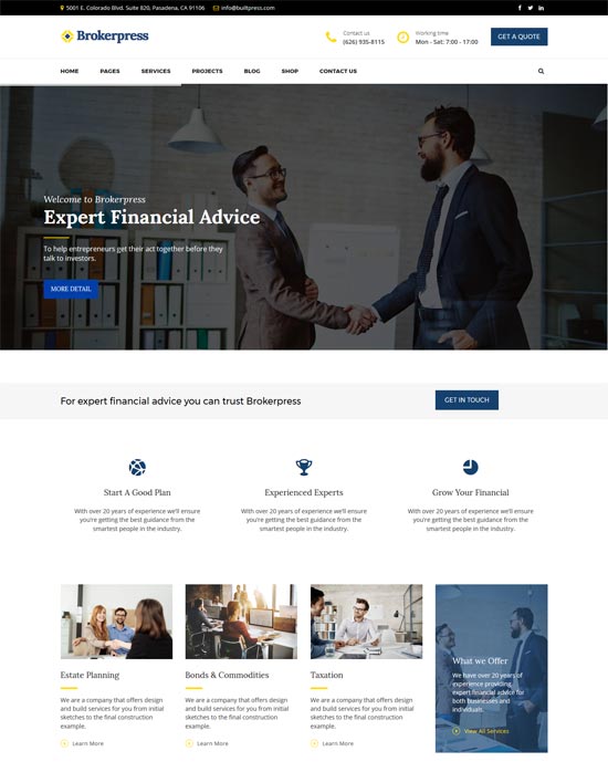 brokerpress الأعمال المالية وورد موضوع