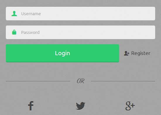 CSS3-HTML5-로그인 패널