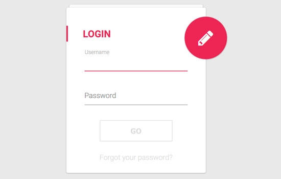자료 css3 로그인 양식