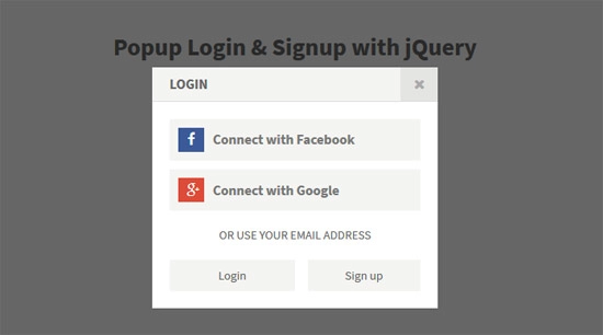 팝업 로그인 가입 jquery