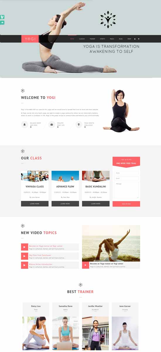Yogi-Yoga-WordPress-Tema