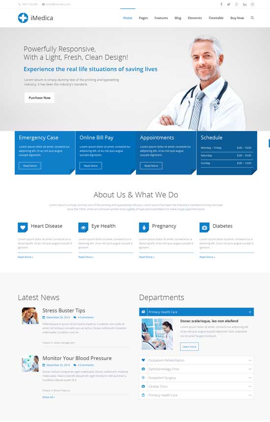 iMedica-Adaptatif-Médical-Santé-WP-Thème
