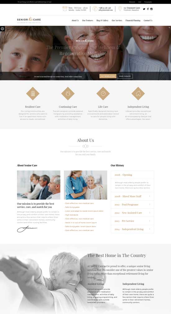 Senior-Health-Medical-Care-WordPress-Theme