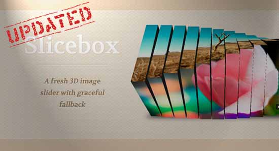 Slicebox jQuery 图像滑块