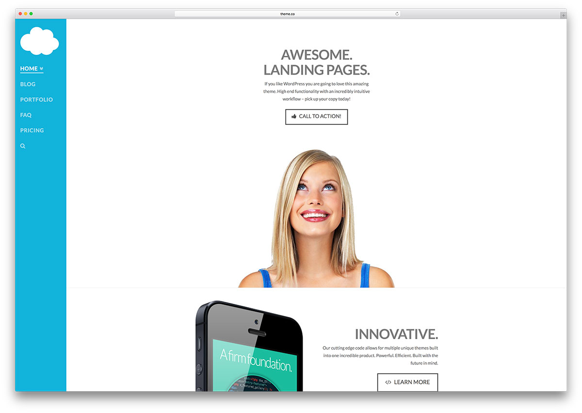 x-theme-creative-landing-page-многоцелевая-тема