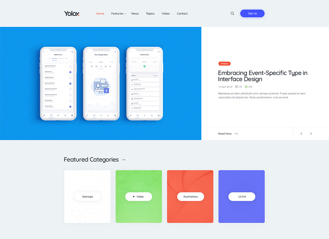 约洛克斯 |商业和创业的现代 WordPress 博客主题