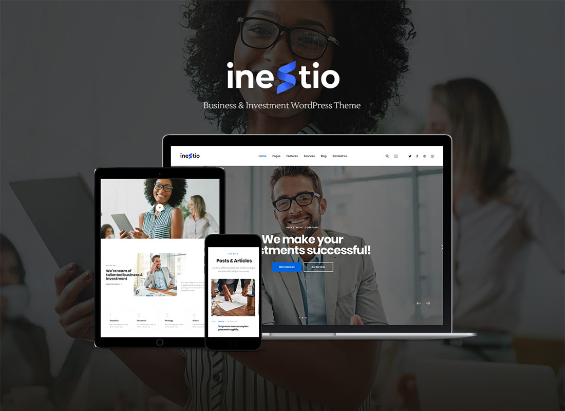 Inestio - 商业和创意 WordPress 主题