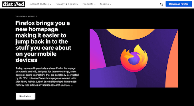 모질라 블로그 Mozilla Blog