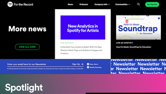 스포티파이 뉴스룸 Spotify Newsroom